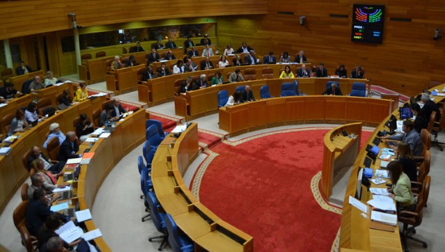 Pleno do Parlamento de Galicia o 24 de setembro de 2014